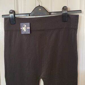 NWT Et Tu Activewear Plus Dark Gray Leggings 2XL